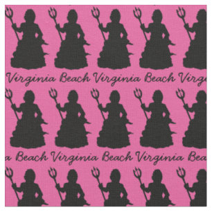 Virginia Beach VA Neptune Statue Sculpture Fabric