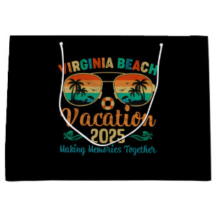 Virginia Beach Vacation 2025 Friends Family Summer Large Gift Bag