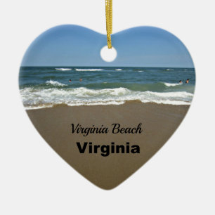 Virginia Beach, Virginia Ceramic Tree Decoration