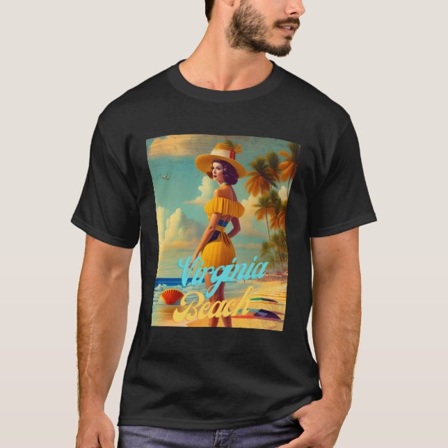 Virginia Beach Virginia Parasdise Beautiful T-Shirt (Front)