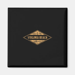 Virginia Beach Virginia Souvenir Vacation Vintage  Magnet