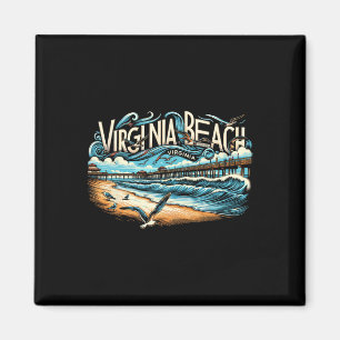 Virginia Beach Virginia Travel Summer Family Vacat Magnet