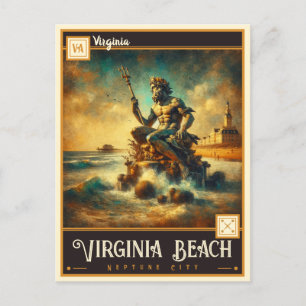 Virginia Beach, Virginia Vintage Postcard