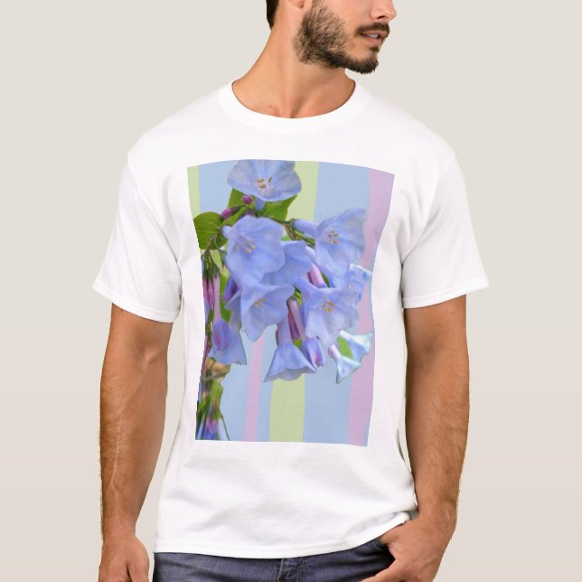 Virginia Bluebells Wildflower T-Shirt (Front)