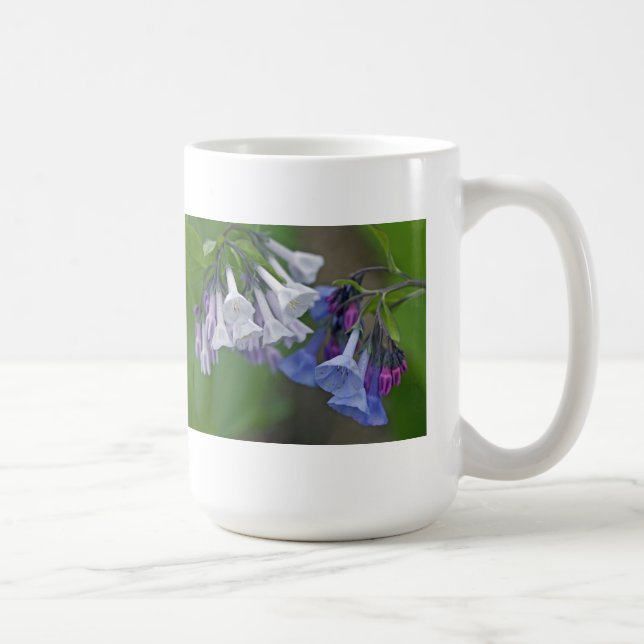 Virginia Bluebells Wildflowers Coffee Mug (Right)