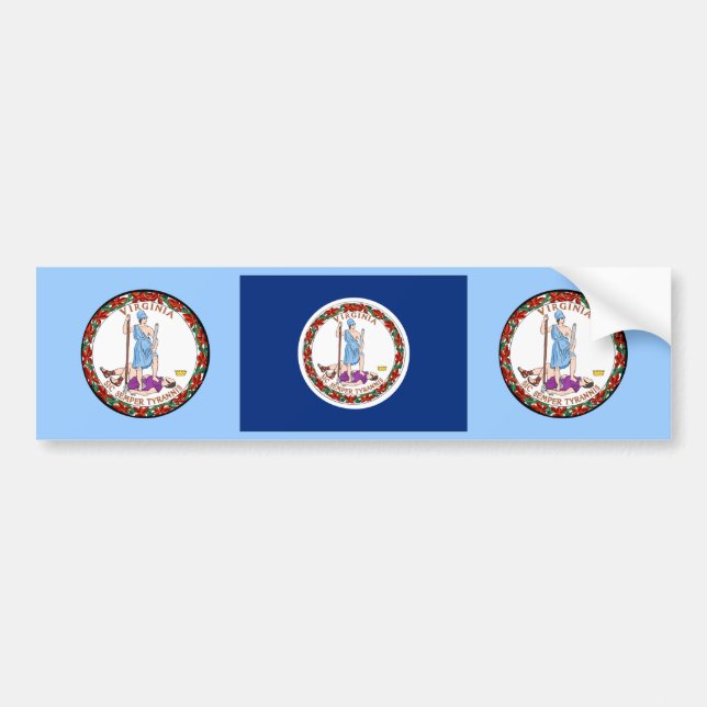 Virginia Bumper Sticker (Front)