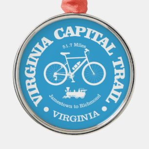 Virginia Capital Trail (cycling)  Metal Tree Decoration