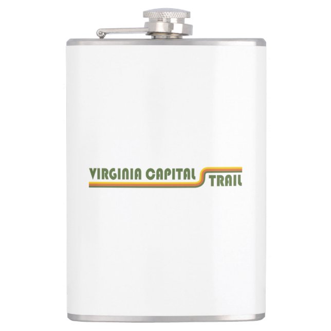 Virginia Capital Trail Hip Flask (Front)