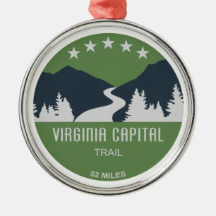 Virginia Capital Trail Metal Tree Decoration