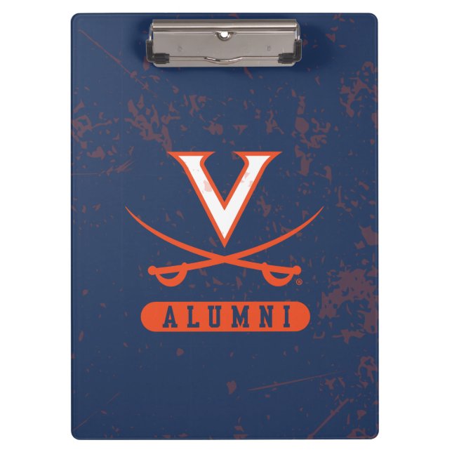 Virginia Cavaliers Alumni Distressed Clipboard (Front)