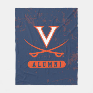 Virginia Cavaliers Alumni Distressed Fleece Blanket