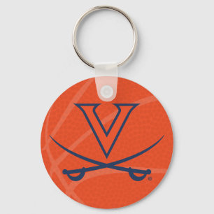 Virginia Cavaliers Basketball Key Ring