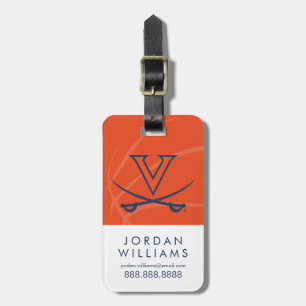 Virginia Cavaliers Basketball Luggage Tag
