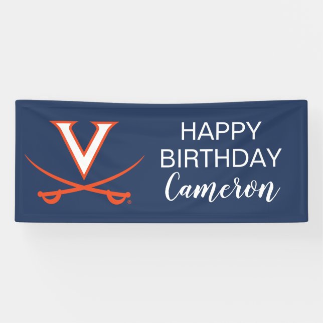 Virginia Cavaliers | Birthday Banner (Horizontal)