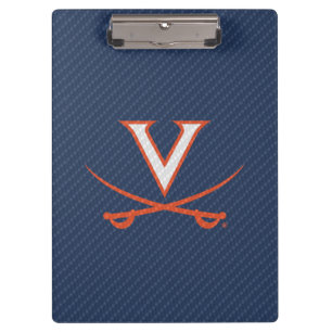 Virginia Cavaliers Carbon Fiber Clipboard