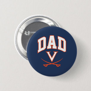 Virginia Cavaliers Dad 6 Cm Round Badge