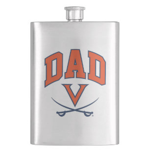 Virginia Cavaliers Dad Hip Flask