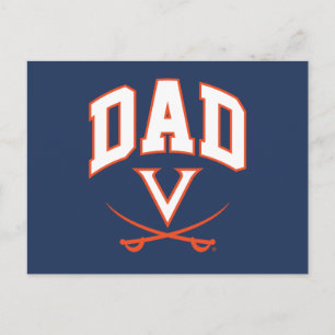 Virginia Cavaliers Dad Invitation Postcard