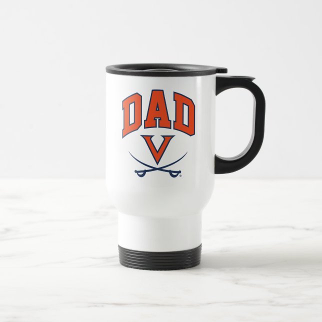 Virginia Cavaliers Dad Travel Mug (Right)
