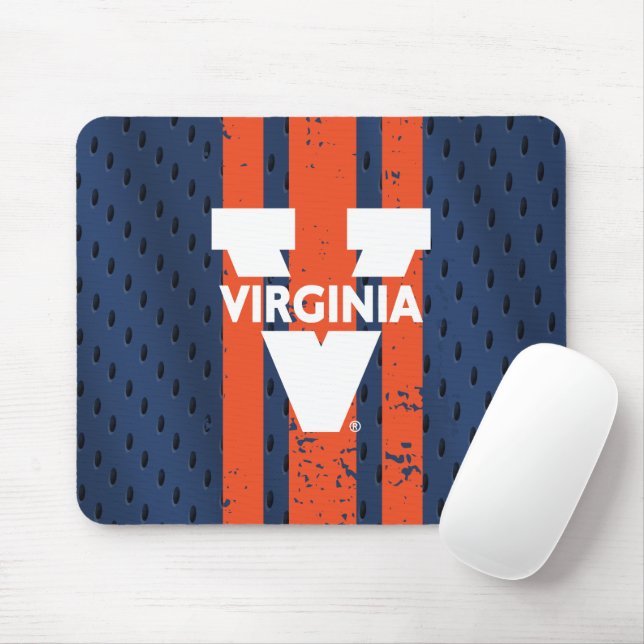 Virginia Cavaliers Jersey Mouse Mat (With Mouse)
