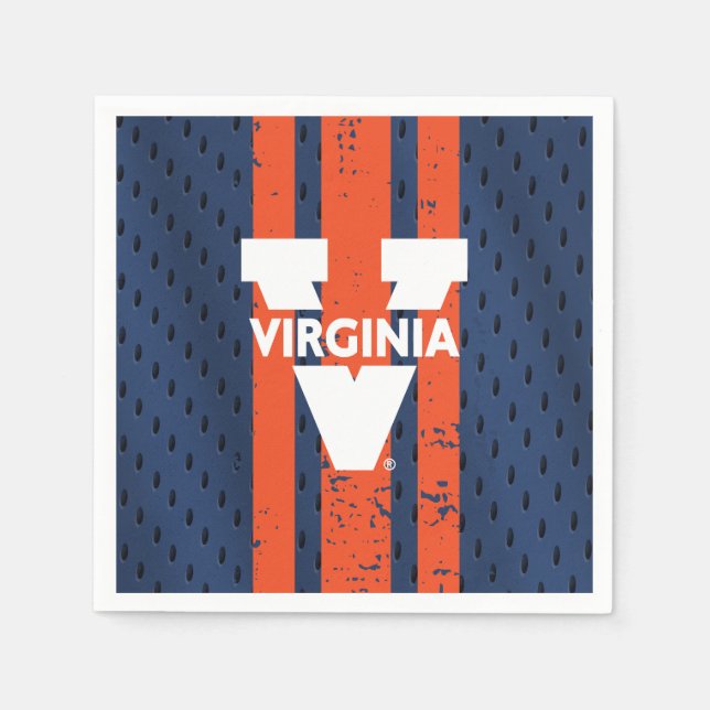 Virginia Cavaliers Jersey Napkin (Front)
