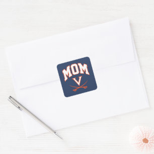 Virginia Cavaliers Mom Square Sticker
