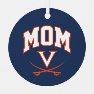 Virginia Cavaliers Mum Metal Tree Decoration