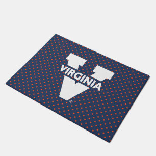 Virginia Cavaliers Polka Dots Doormat