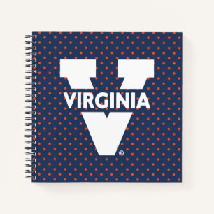 Virginia Cavaliers Polka Dots Notebook