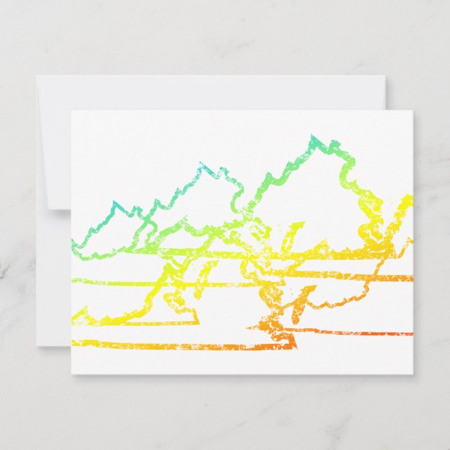 virginia chill blur invitation (Front)