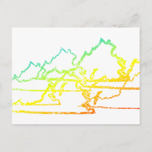 virginia chill blur postcard