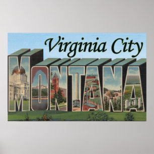 Virginia City, Montana Poster