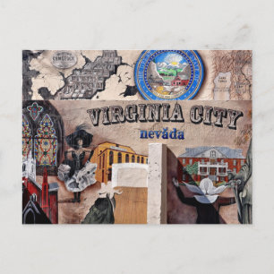 Virginia City, Nevada Postcard