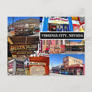 VIRGINIA CITY, NEVADA POSTCARD