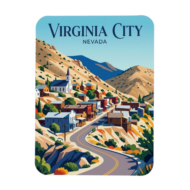 Virginia City USA Magnet (Vertical)