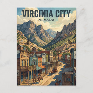 Virginia City USA Postcard