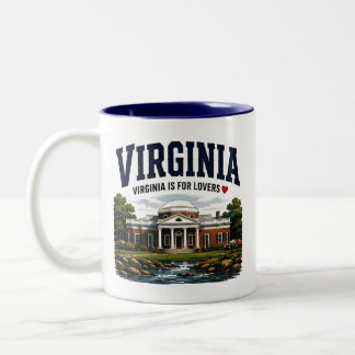 Virginia Colonial Heritage Escape Two-Tone Coffee Mug