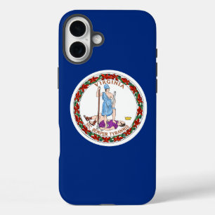 Virginia Commonwealth / State flag iPhone 16 Plus Case