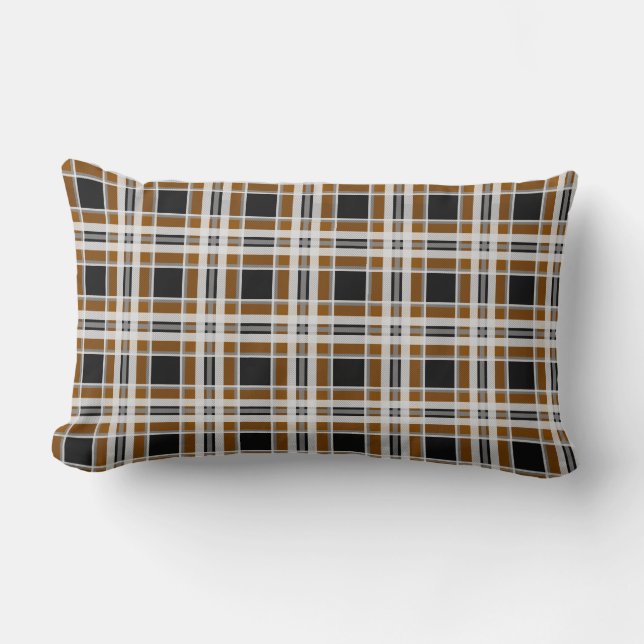 Virginia Commonwealth University Tartan Lumbar Cushion (Front)