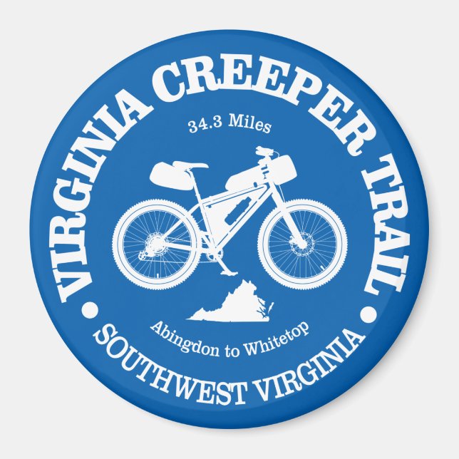 Virginia Creeper Trail (MB) Magnet (Front)