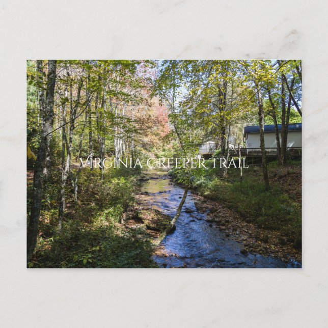 Virginia Creeper Trail Postcard (Front)