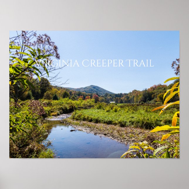 Virginia Creeper Trail Poster (Front)