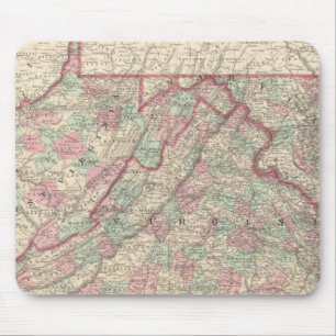 Virginia, Delaware, Maryland, and West Virginia Mouse Mat