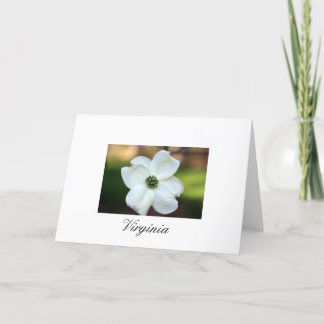 Virginia Dogwood Card