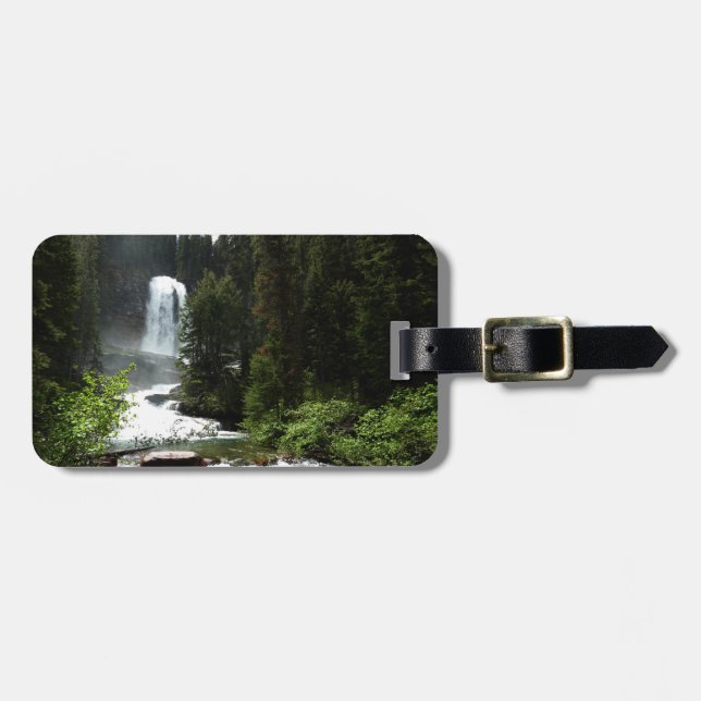 Virginia Falls at Glacier National Park Luggage Tag (Front Horizontal)