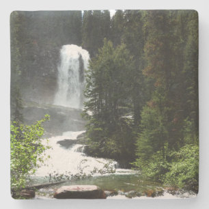 Virginia Falls at Glacier National Park Stone Coaster