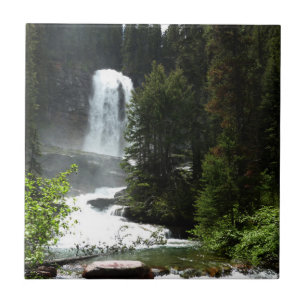 Virginia Falls at Glacier National Park Tile