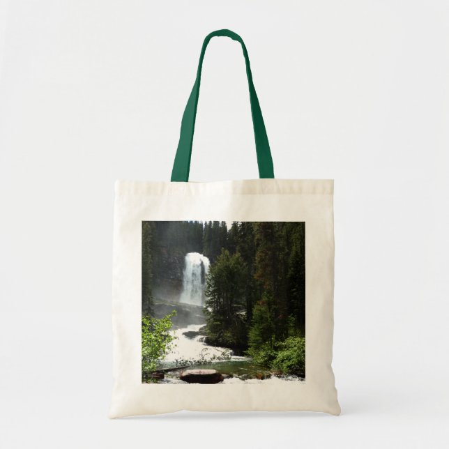 Virginia Falls at Glacier National Park Tote Bag (Front)
