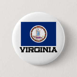 Virginia Flag 6 Cm Round Badge