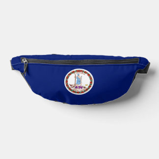 Virginia flag bum bags